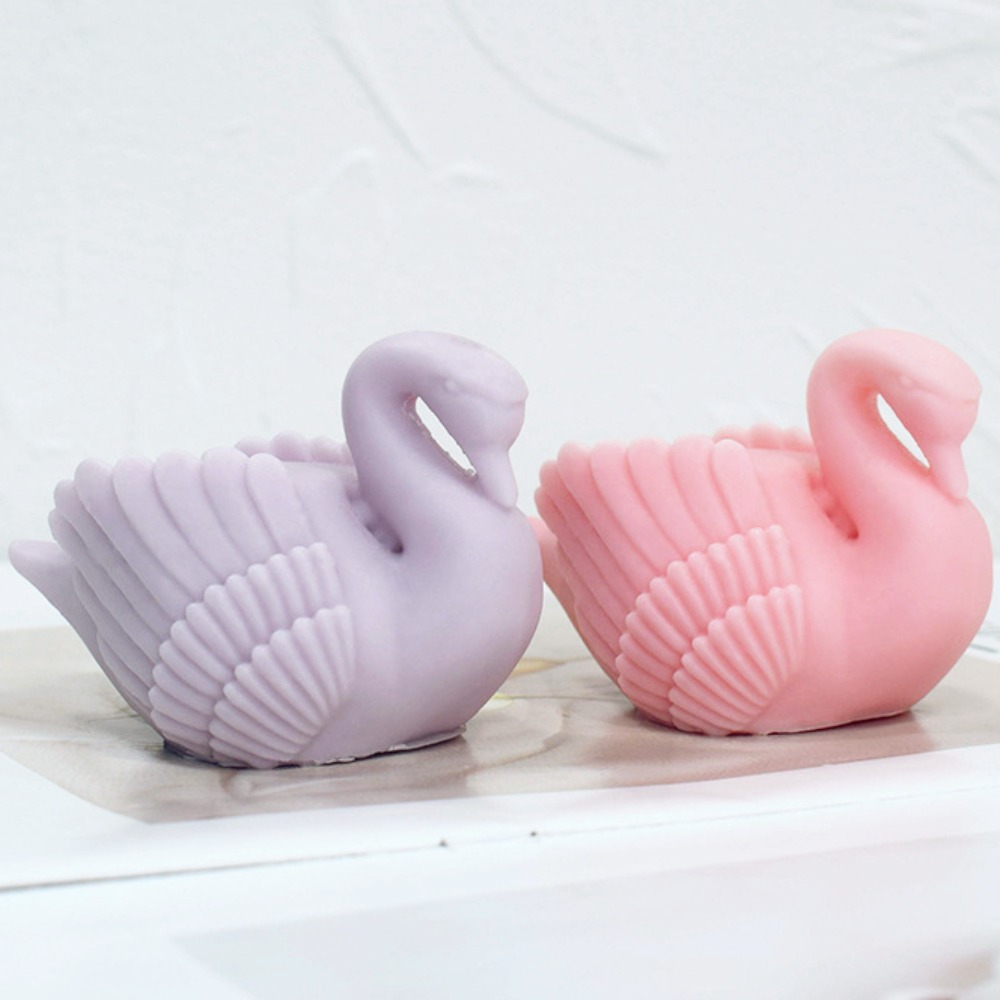 Soap Making Gifts - Witte Zwaan Siliconen Kaarsvorm Cygnus Vogel