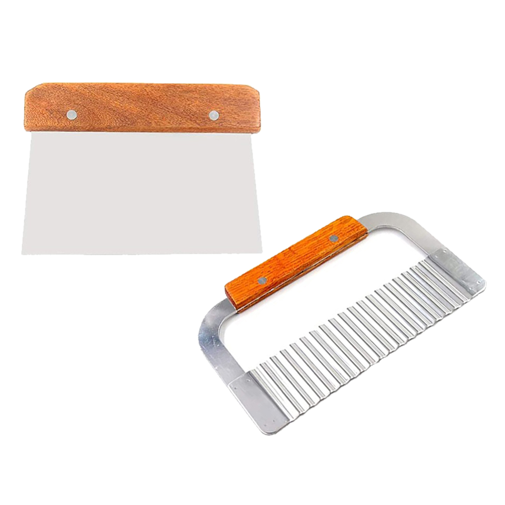 Soap Making Kit For Beginners - 2 Pak Roestvrijstalen Golvende En Rechte