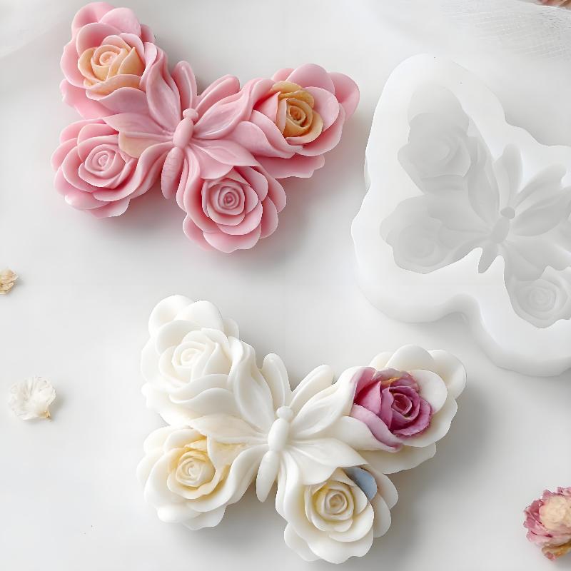 Soap Making Ins - DIY Rose Butterfly Form siliconen mal