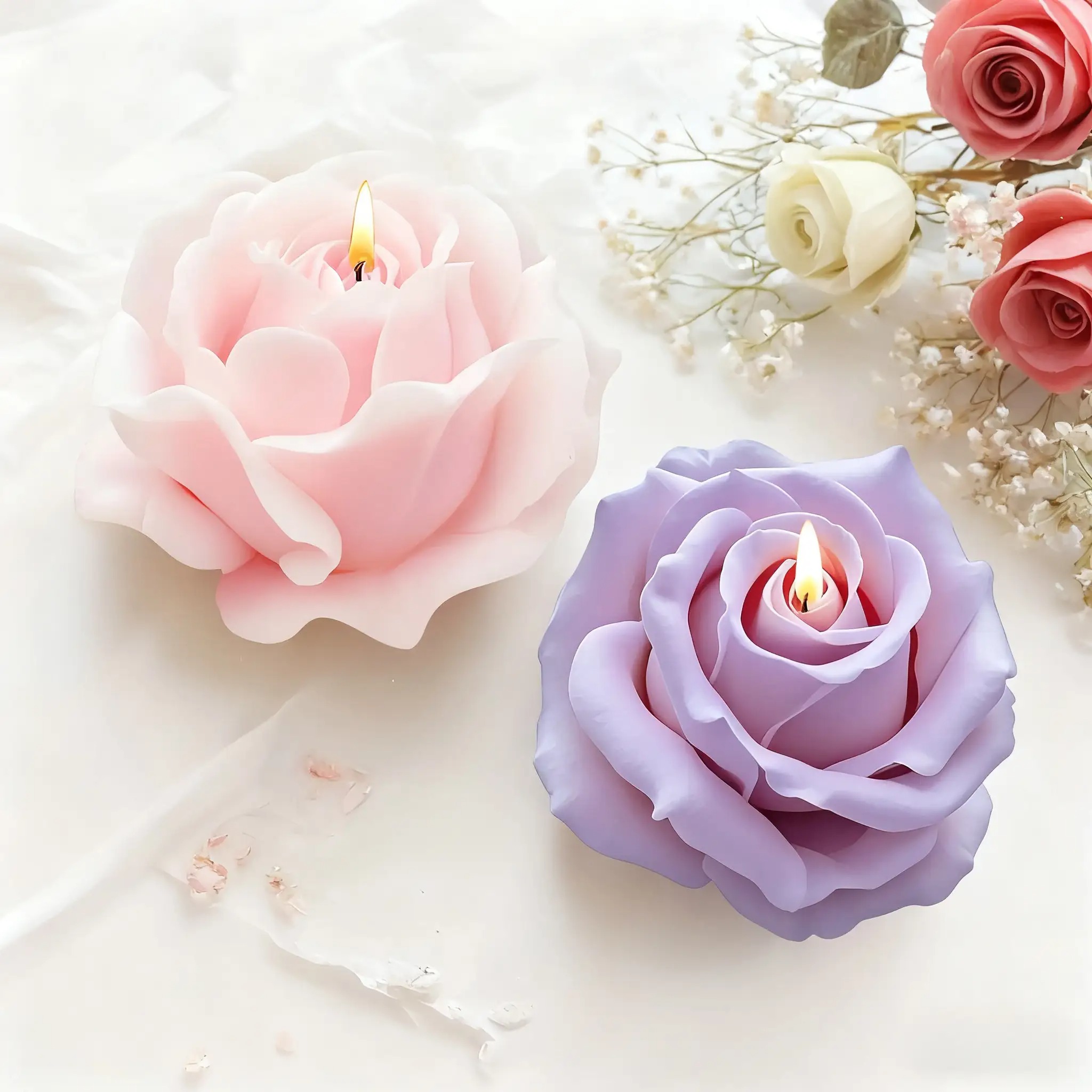 2-delige romantische 3D Rose s - Soap Making Gifts recensie en prijs