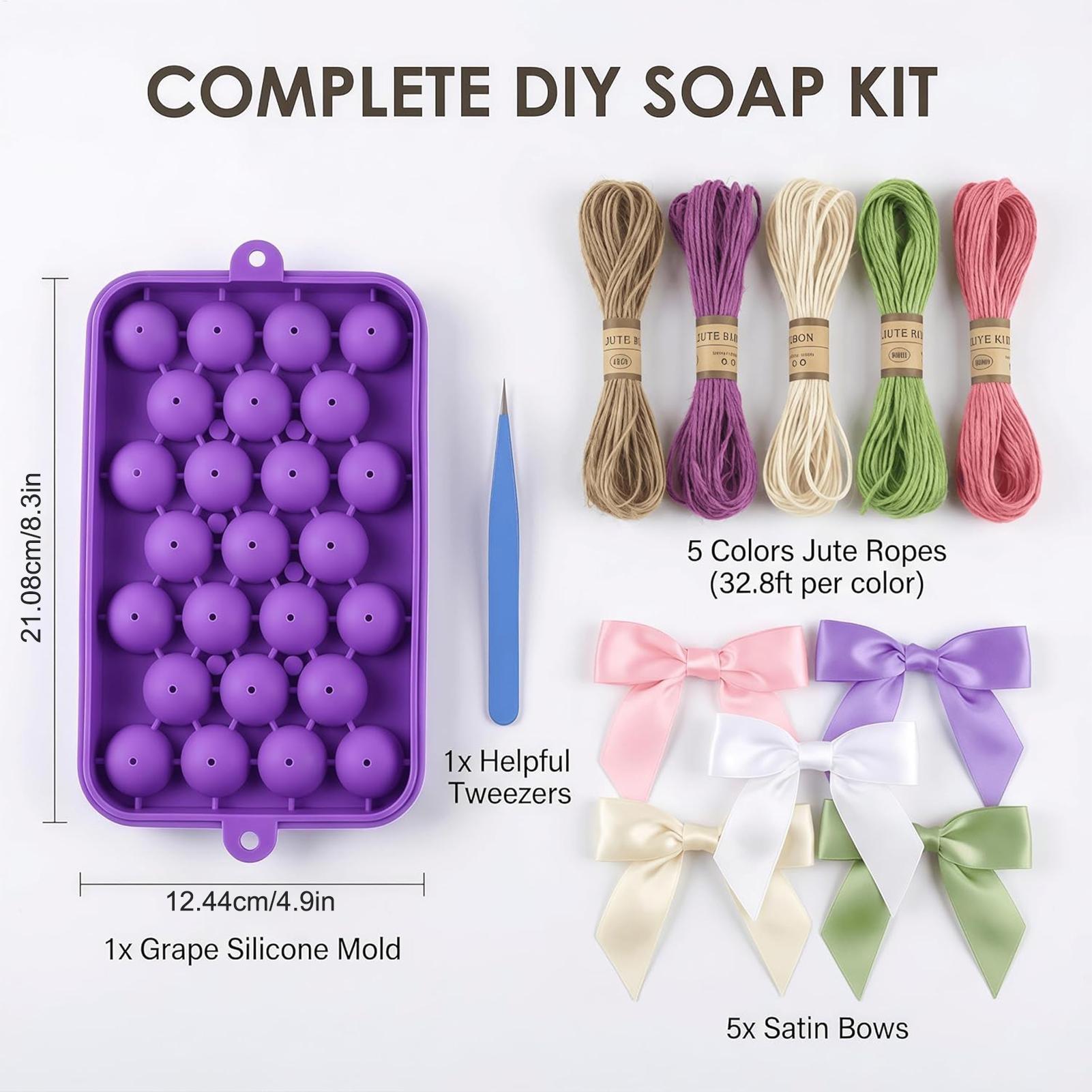 Druivenzeepvorm Gemakkelijk lo - Soap Making Kit For Beginners recensie en prijs