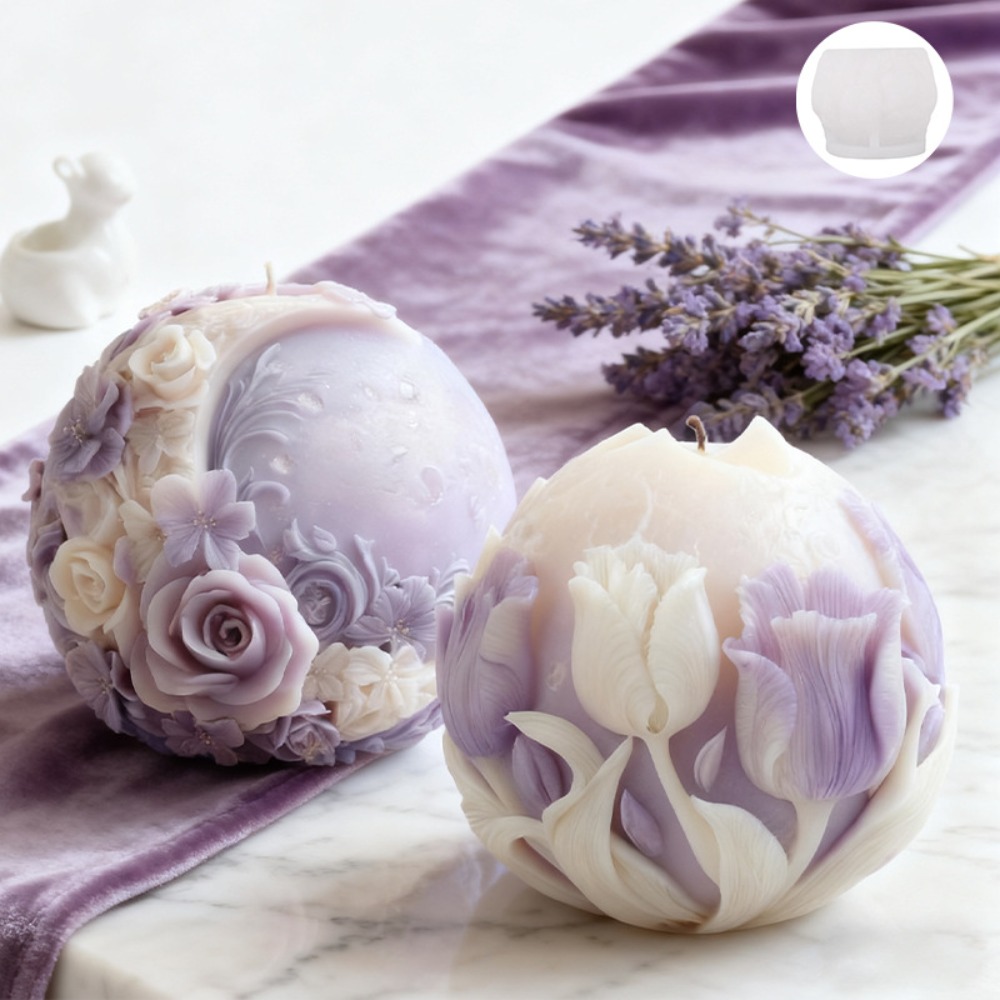 Maanroos Tulp Bal Kaars Silico - Soap Making Gifts recensie en prijs