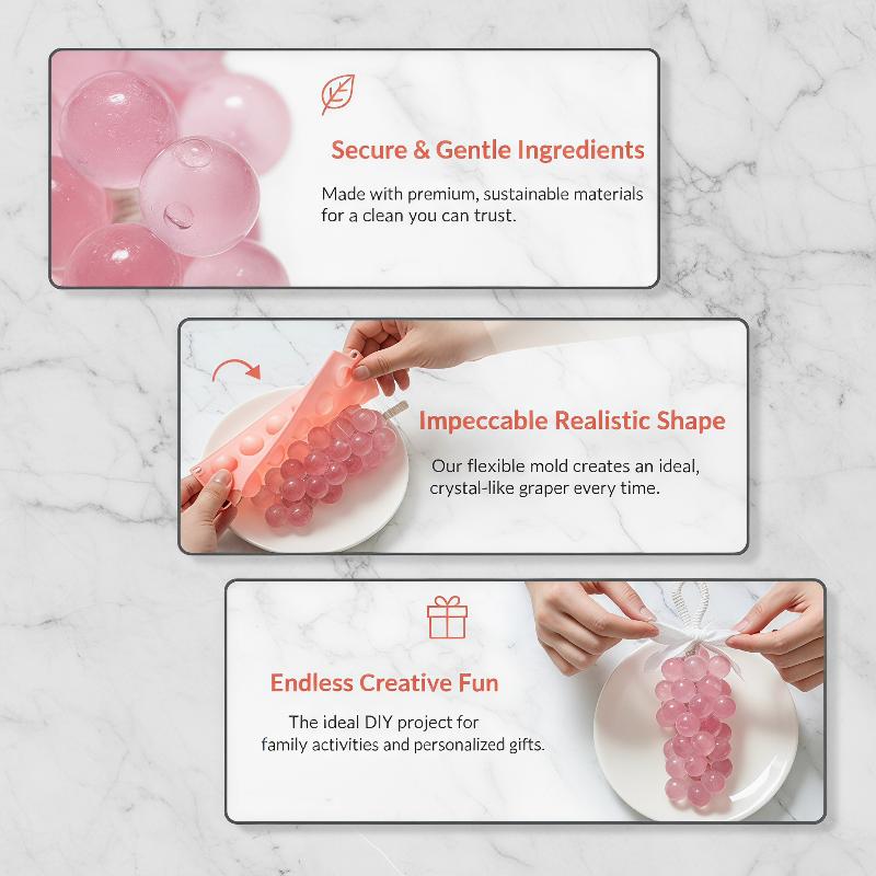 Siliconen druivenbolvormen, ma - Soap Making Kit For Beginners recensie en prijs