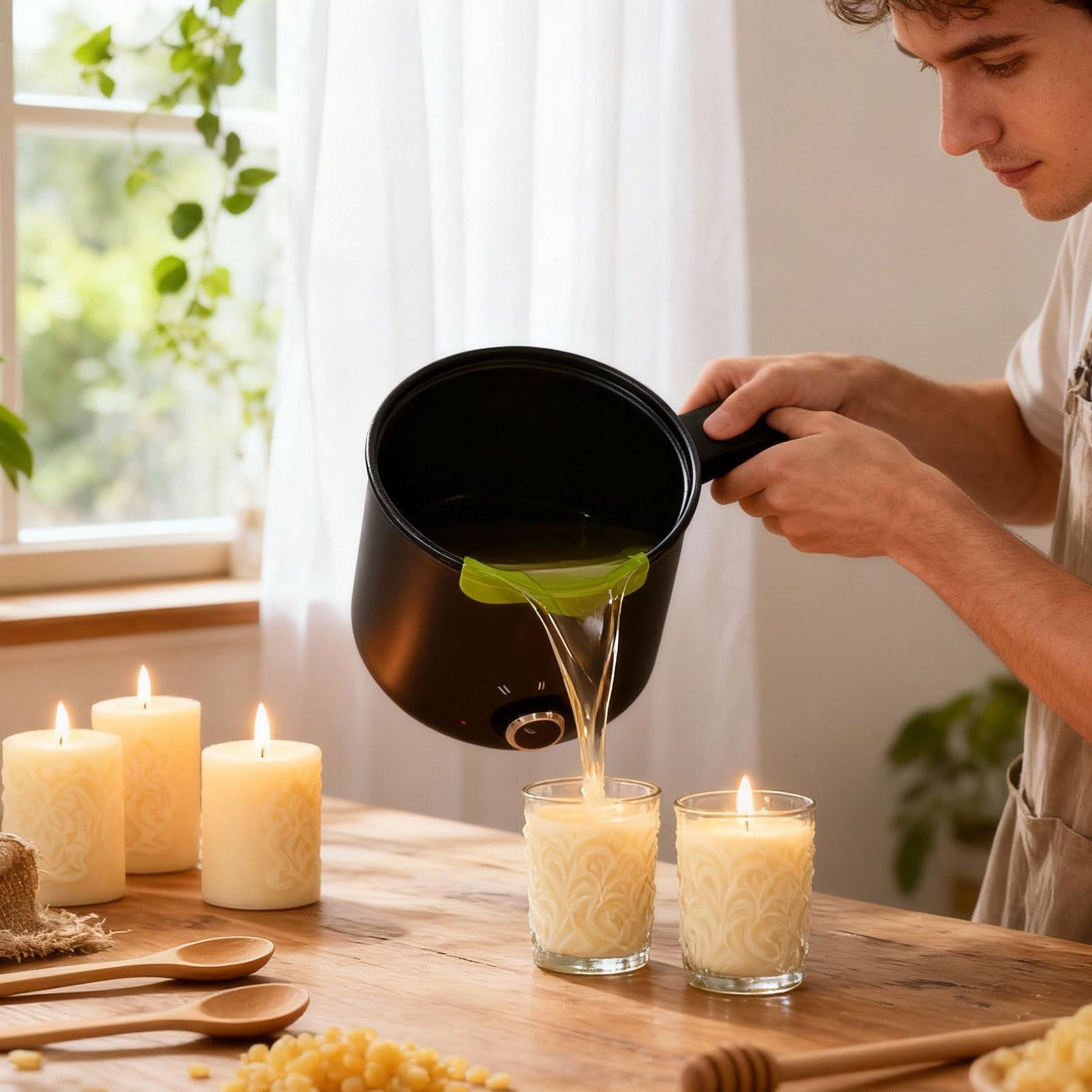 Kaarswas smeltpot 1,5L grote r - Soap Making Ins recensie en prijs