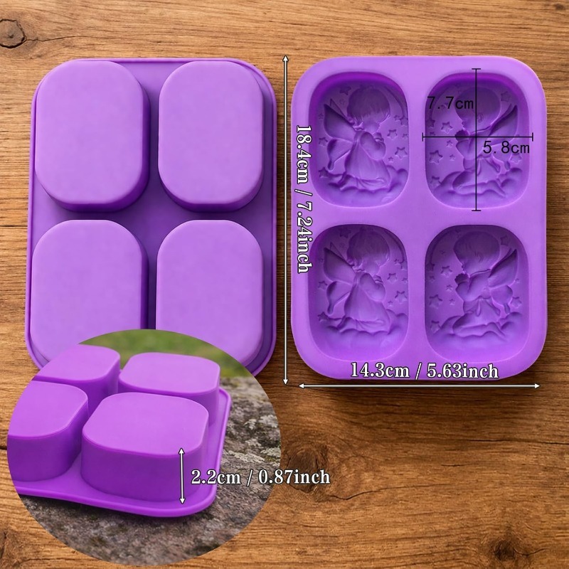 Engel siliconen mal voor zeep  - Soap Making Instructions recensie en prijs